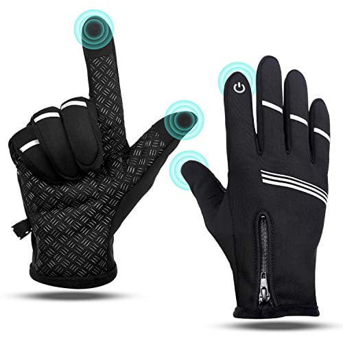 Cycling touch screen Gloves waterproof bicycle winter reflective outd Cycling touch screen Gloves waterproof bicycle winter reflective outd
